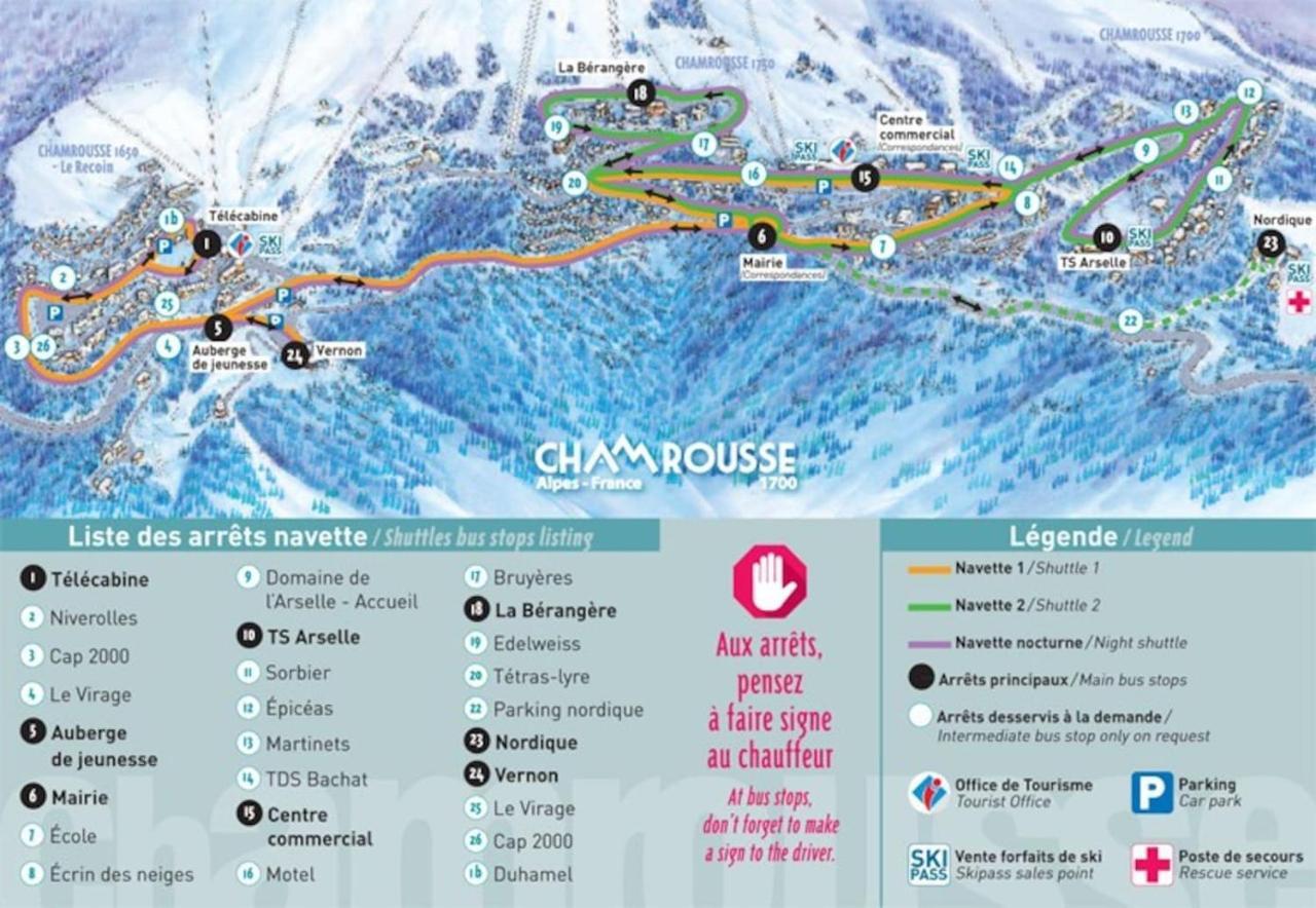 Charmant Studio Cabine Cocoon A 100 M Des Pistes Chamrousse Luaran gambar